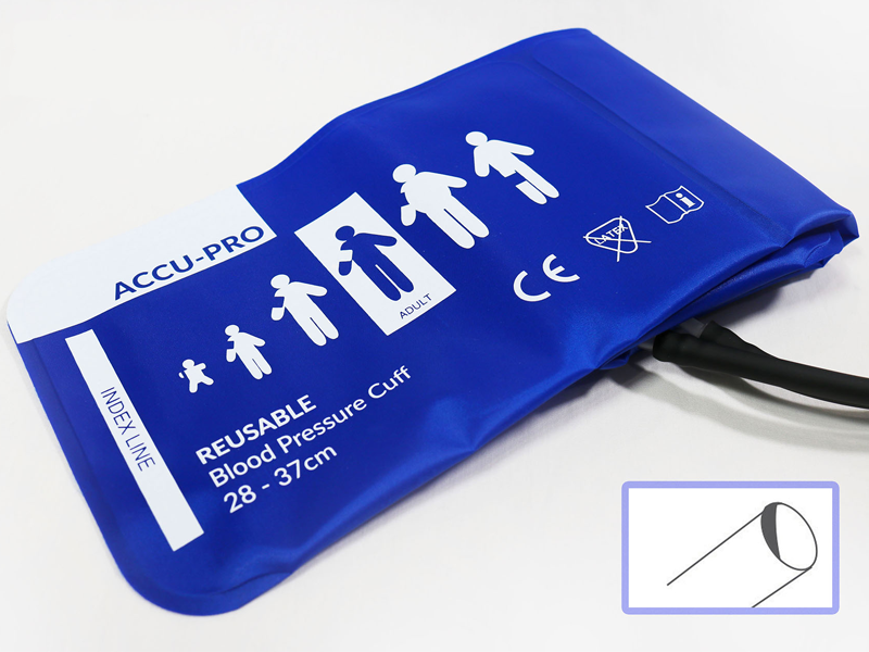 Brassards PNI Réutilisables - Sans Connecteur - Adulte - ACCU-PRO - Boîte de 5