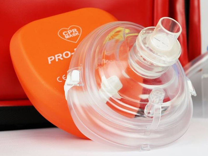 Masque RCP Réanimation Cardio-Pulmonaire PRO-Breathe - Etui Rigide - Vendu à l'unité