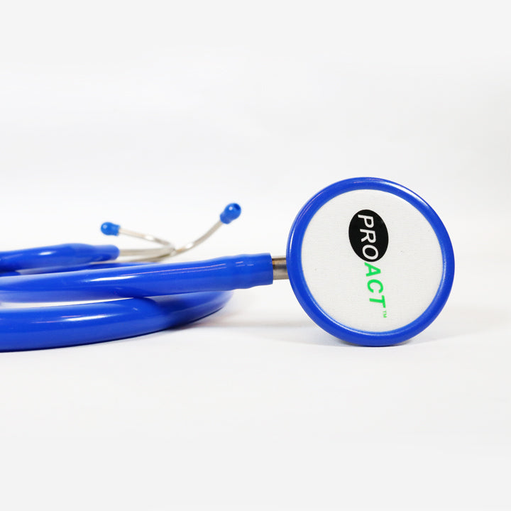 Stéthoscope Médecin PROACT - Double Pavillon - Bleu - Vendu à l'unité - PRST1011