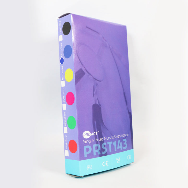 Stéthoscope Infirmier PROACT - Simple Pavillon - Léger - Bleu - Vendu à l'unité - PRST1435