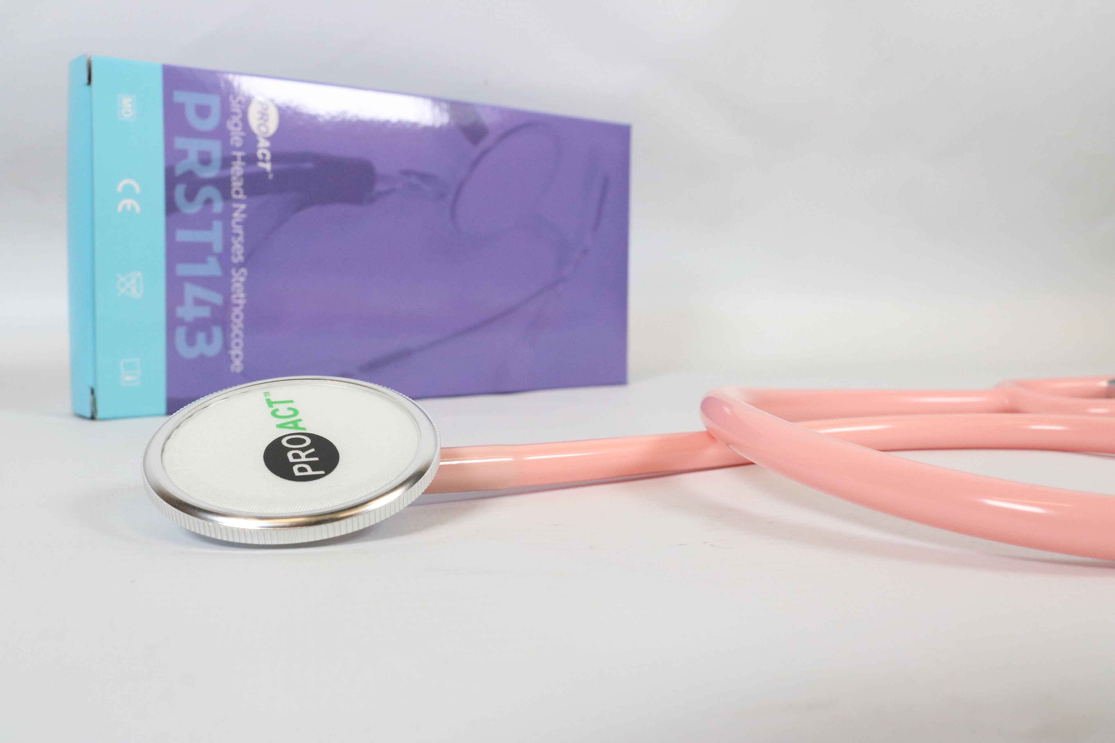 Stéthoscope Infirmier PROACT - Simple Pavillon - Léger - Rose - Vendu à l'unité - PRST1436