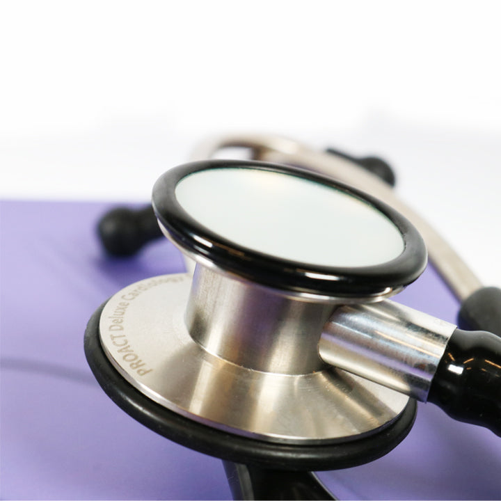 Stéthoscope Cardiologie PROACT sensible à la pression - Double Pavillon - Noir - Vendu à l'unité - PRST5047