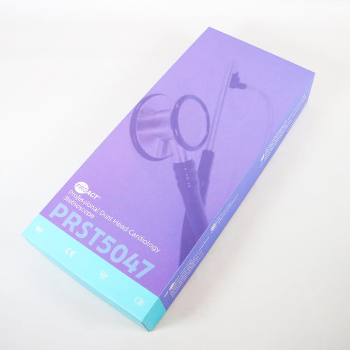 Stéthoscope Cardiologie PROACT sensible à la pression - Double Pavillon - Noir - Vendu à l'unité - PRST5047