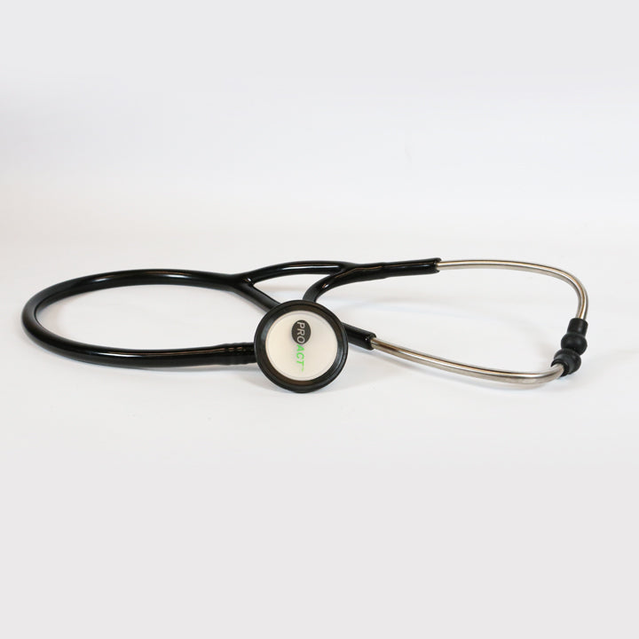Stéthoscope Cardiologie PROACT sensible à la pression - Simple Pavillon - Noir - Vendu à l'unité - PRST7047