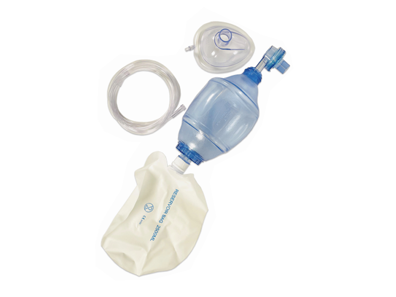 Insufflateur manuel - BAVU - Usage Unique - Ballon de 1500 ml - Avec Masque Taille 5 - Vendu à l'unité