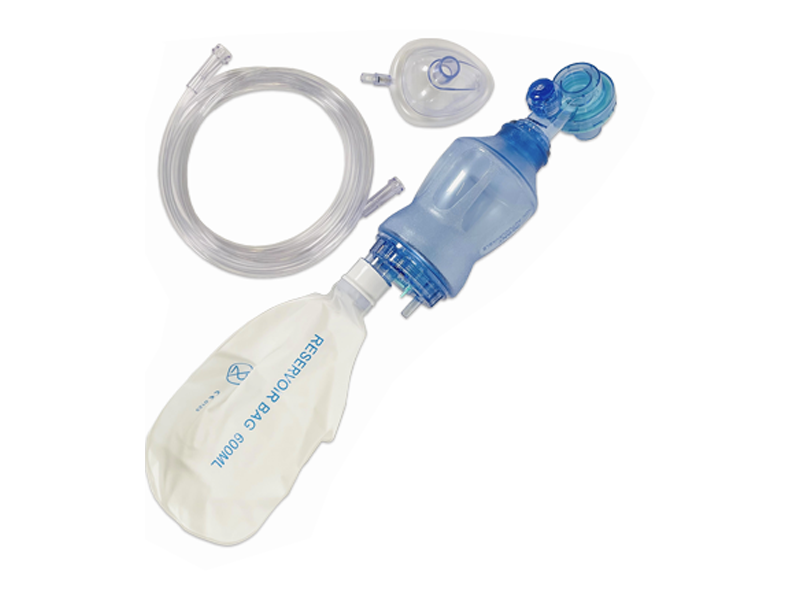 Insufflateur manuel - BAVU - Usage Unique - Ballon de 280 ml - Avec Masque Taille 1 - Vendu à l'unité