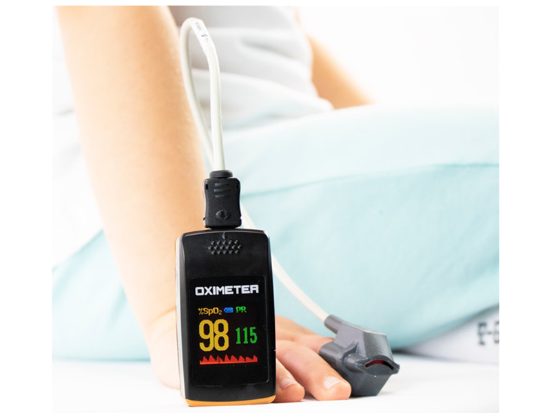 Oxymètre de Pouls/Saturomètre Digital avec Capteur Déporté Silicone Pédiatrique Creative - Vendu à l'unité - KITPC60E-SP
